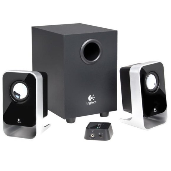 Logitech LS21 7 Watts RMS (FTC) 2.1 Stereo Speaker System - Black - Picture 1 of 16
